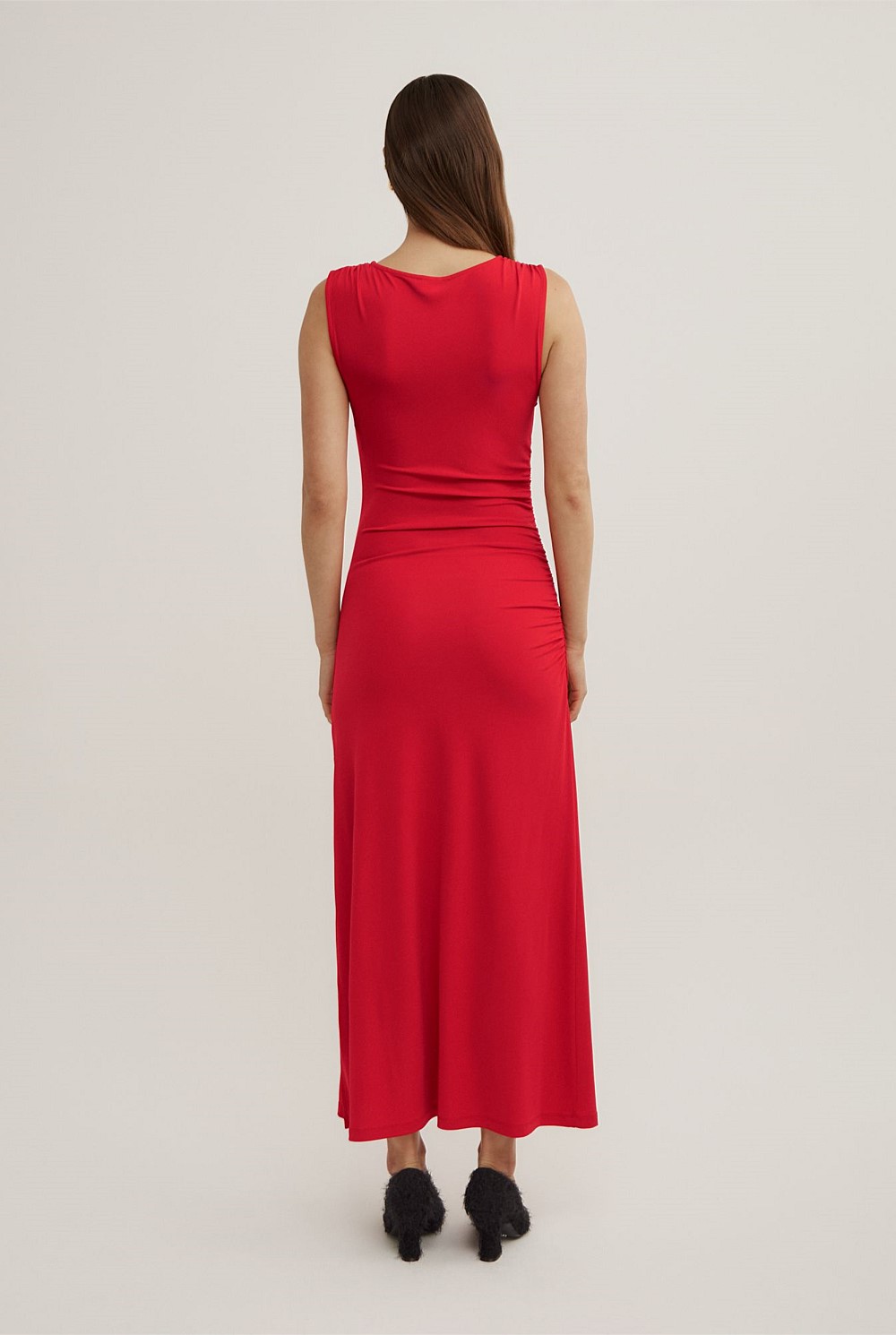 Shoulder Gather Dress