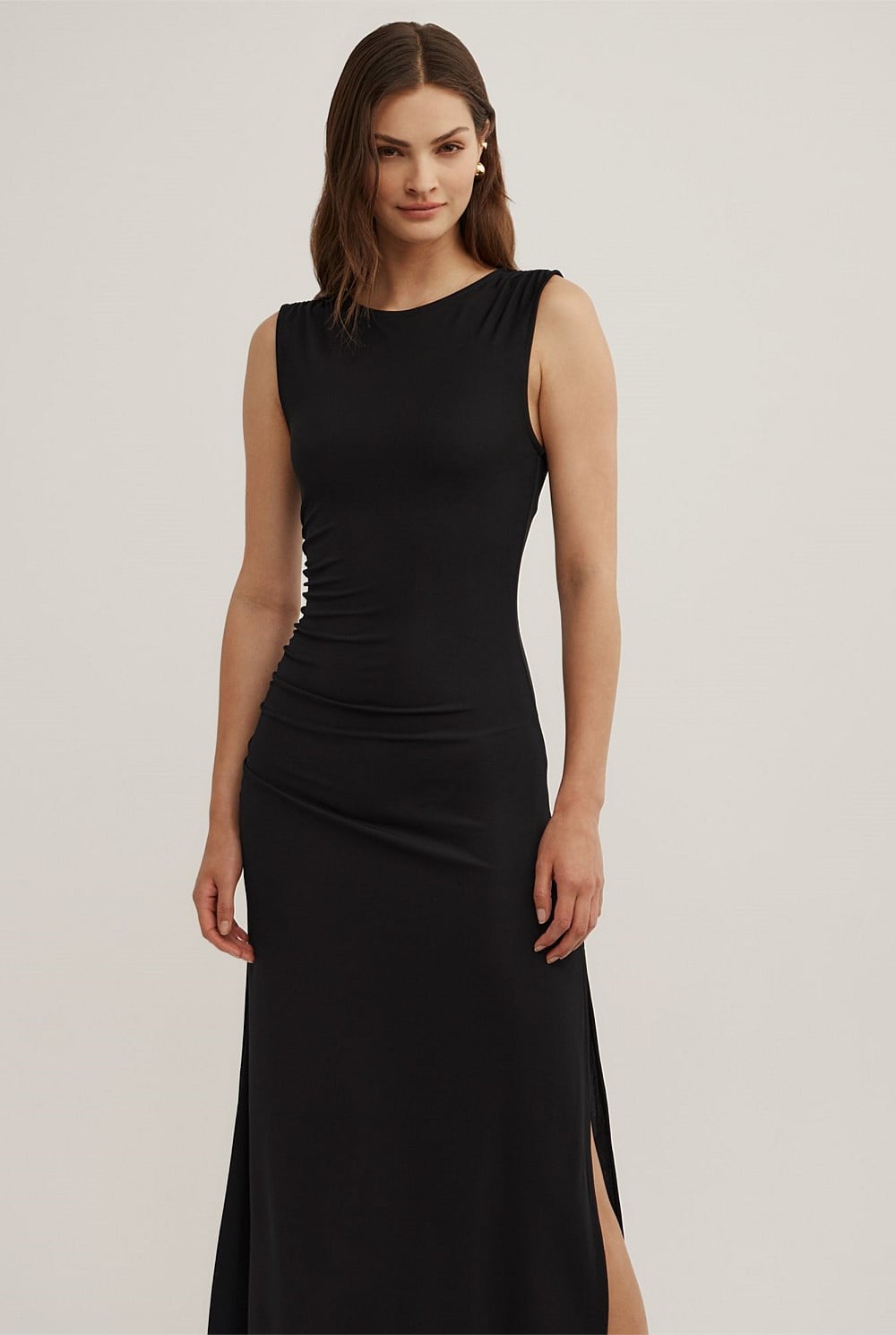 Shoulder Gather Dress