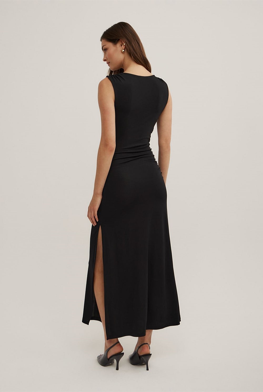 Shoulder Gather Dress