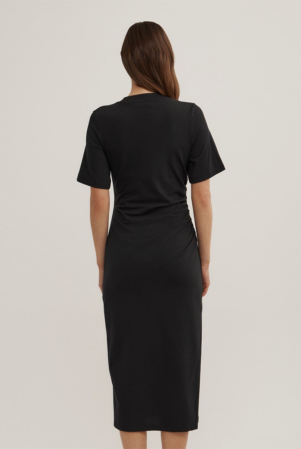 Gather T-Shirt Dress