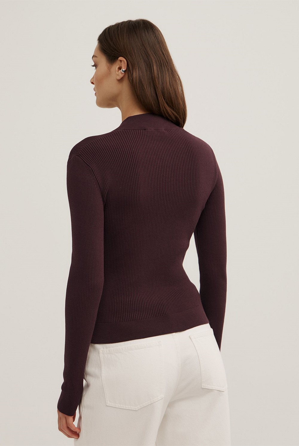 Double Zip Knit Cardigan