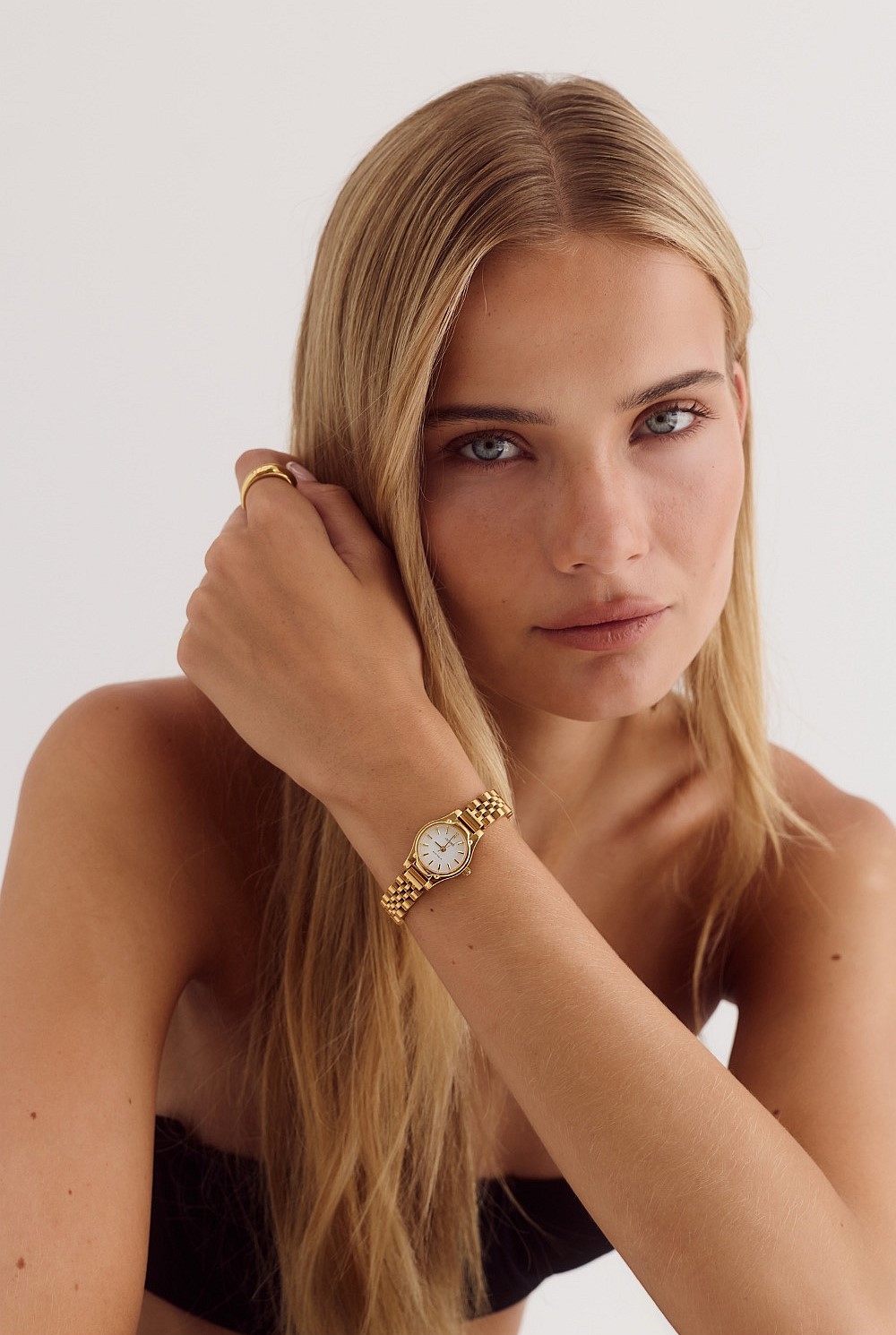 Isobel Watch | White | 18k Gold