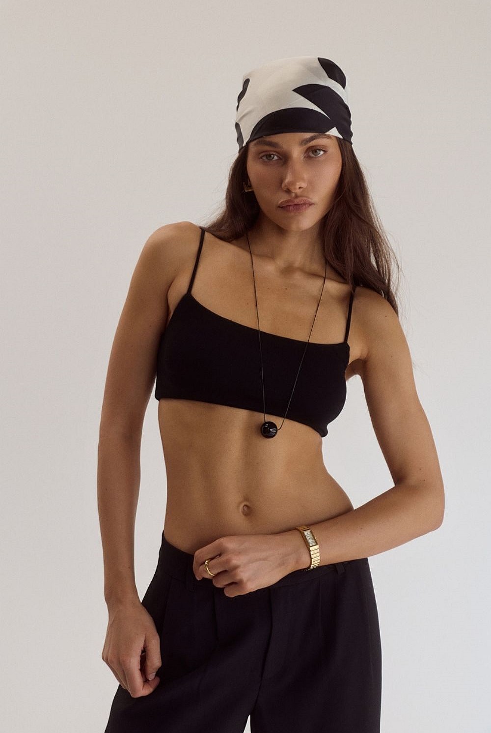 Tribeca Necklace | Black Resin