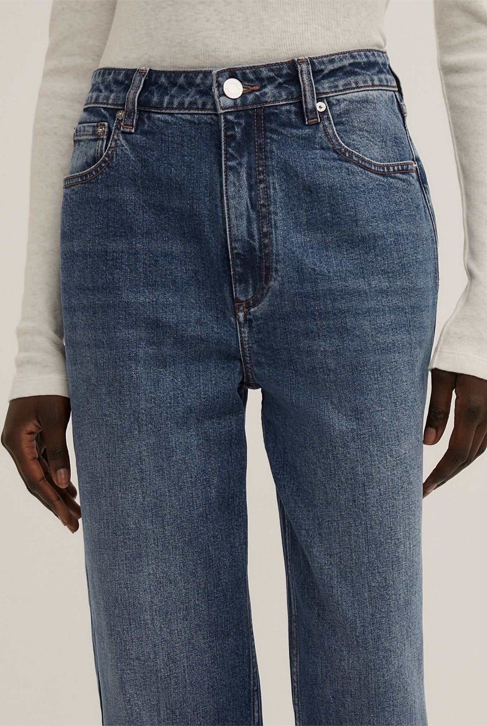 Full Length Straight Jeans