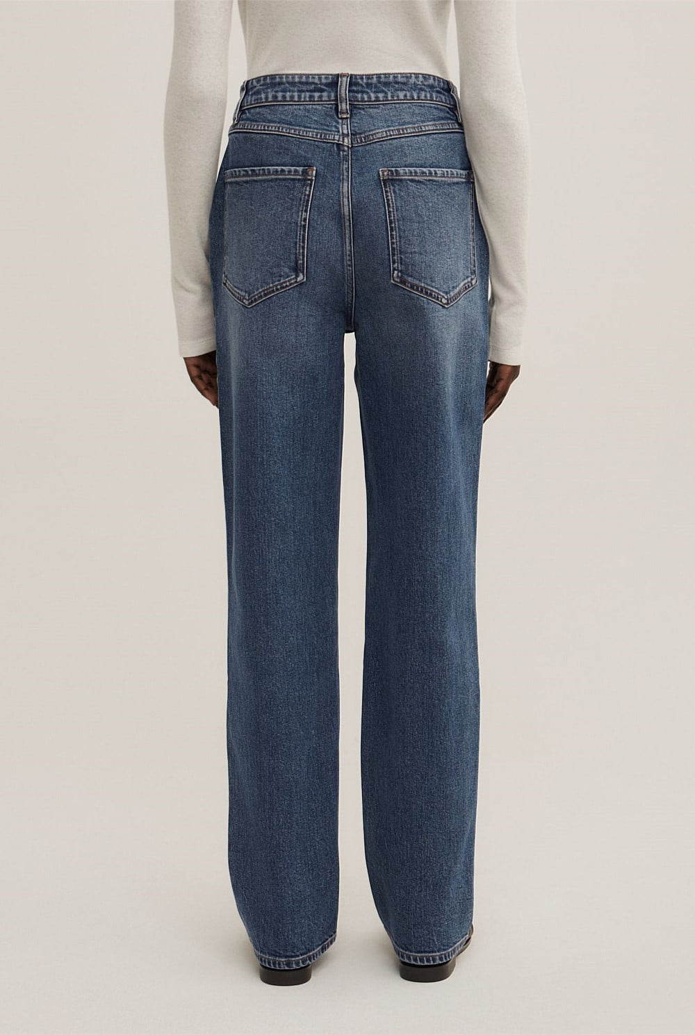 Full Length Straight Jeans