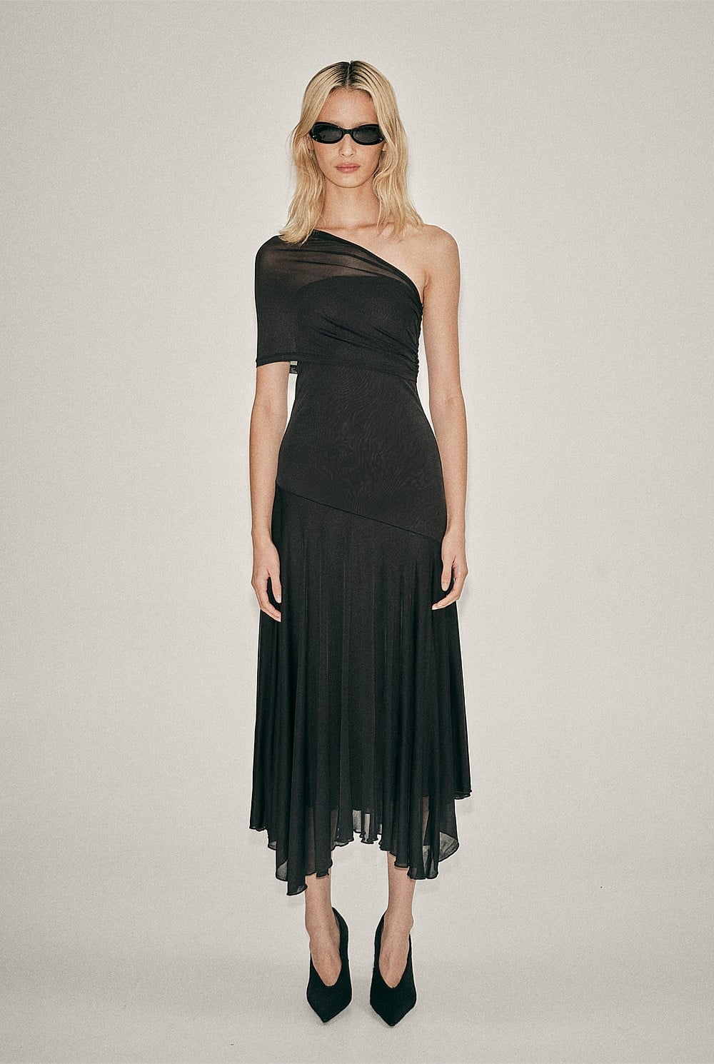 Wrapped Shoulder Dress