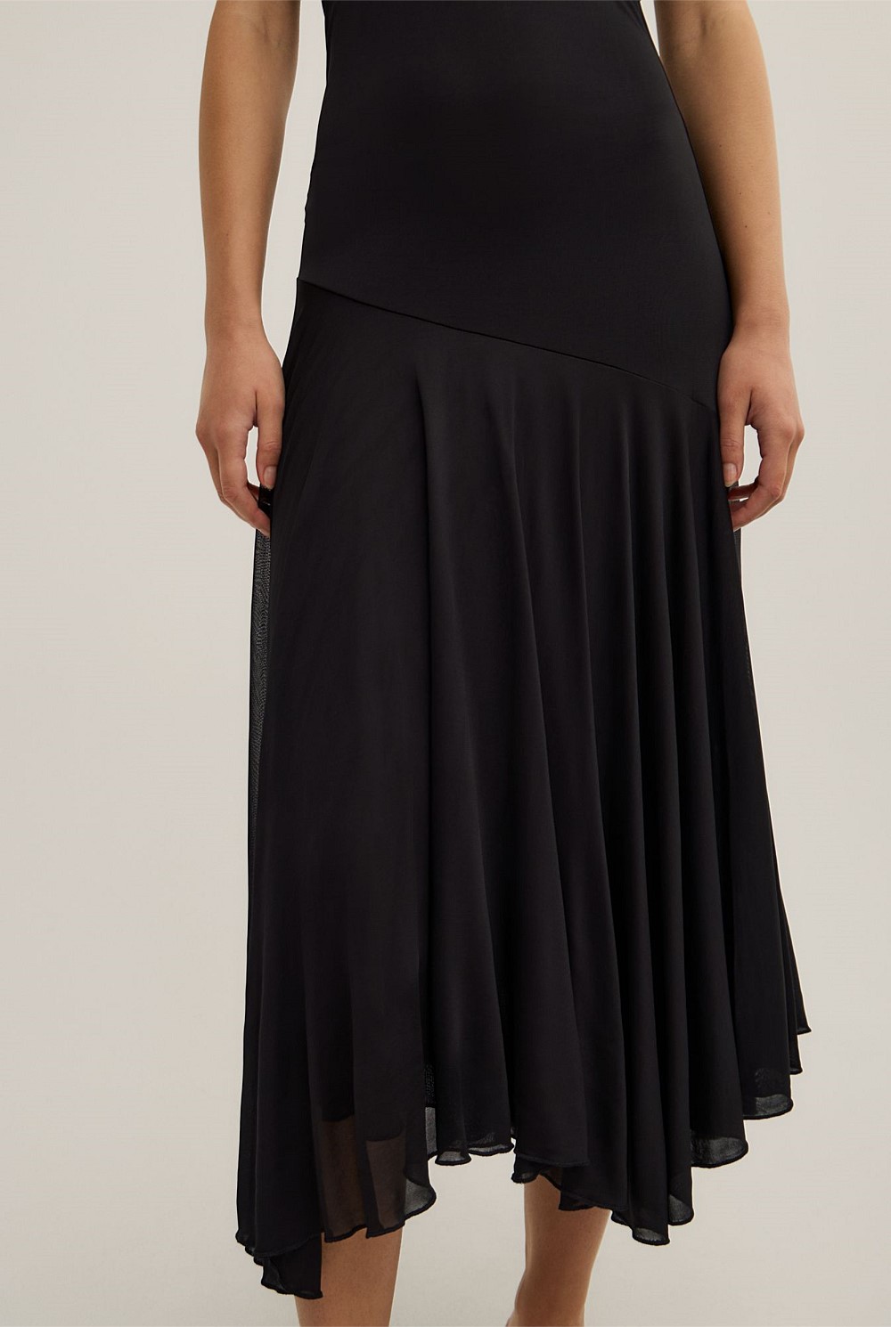 Wrapped Shoulder Dress