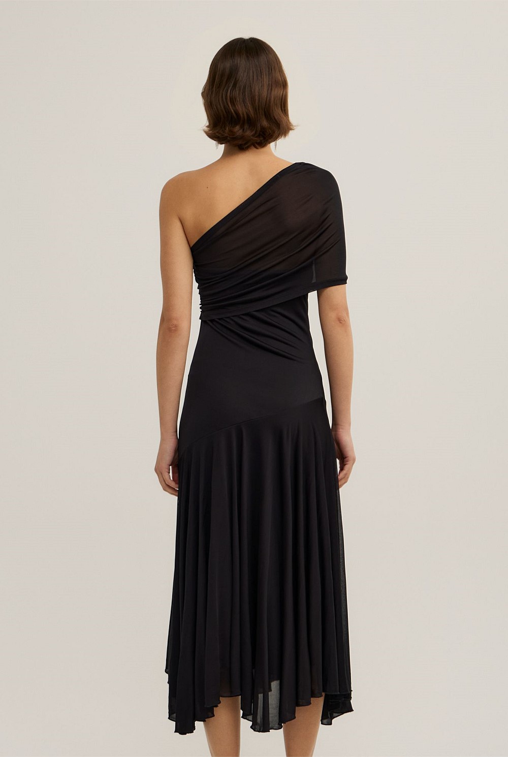 Wrapped Shoulder Dress