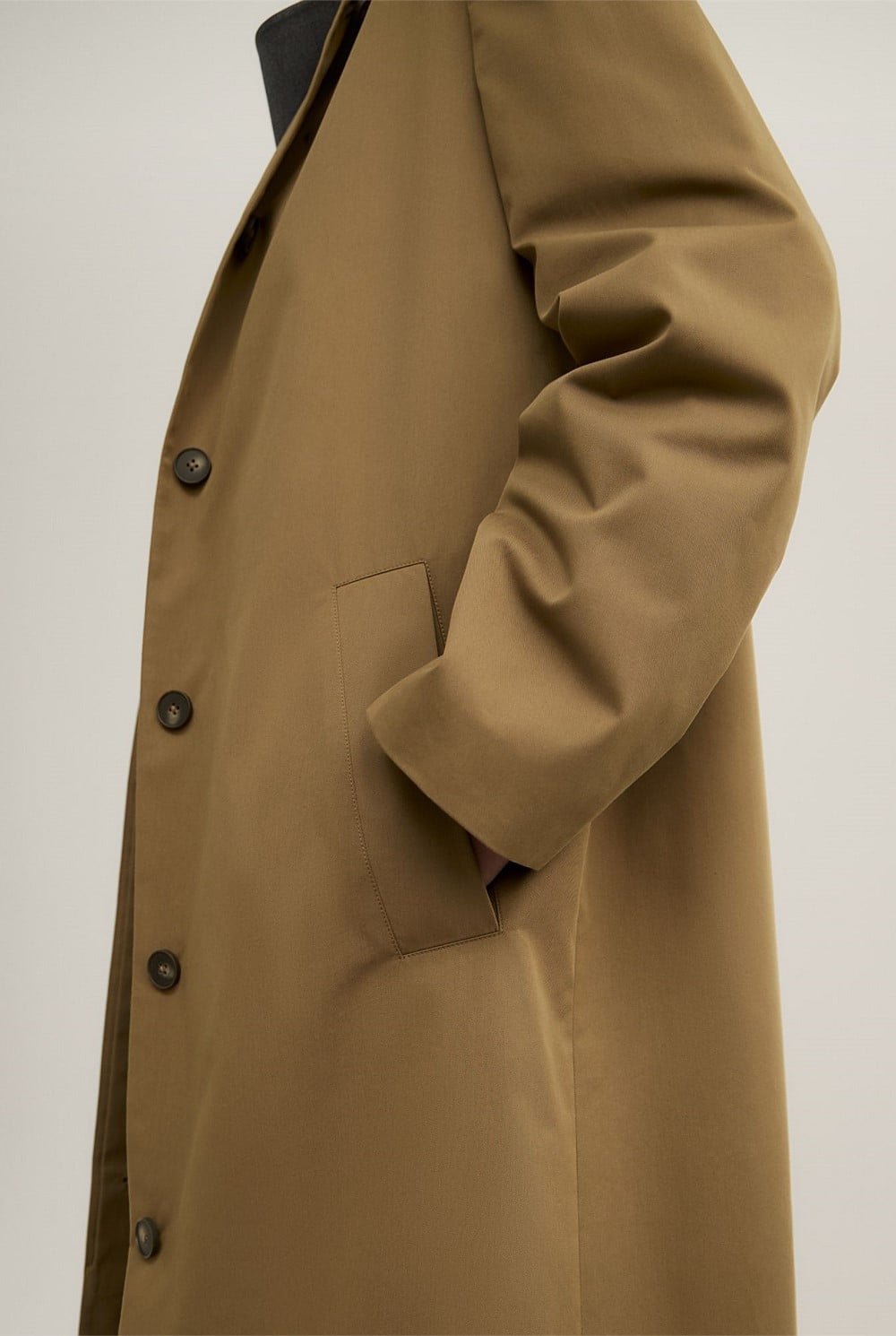 Single Breasted Trench Coat
