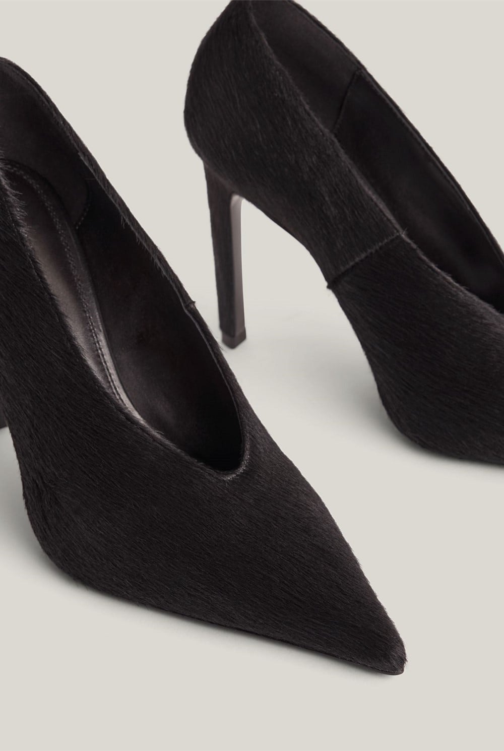 High Vamp Pump Heels