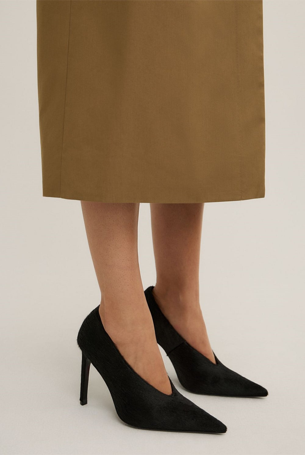 High Vamp Pump Heels