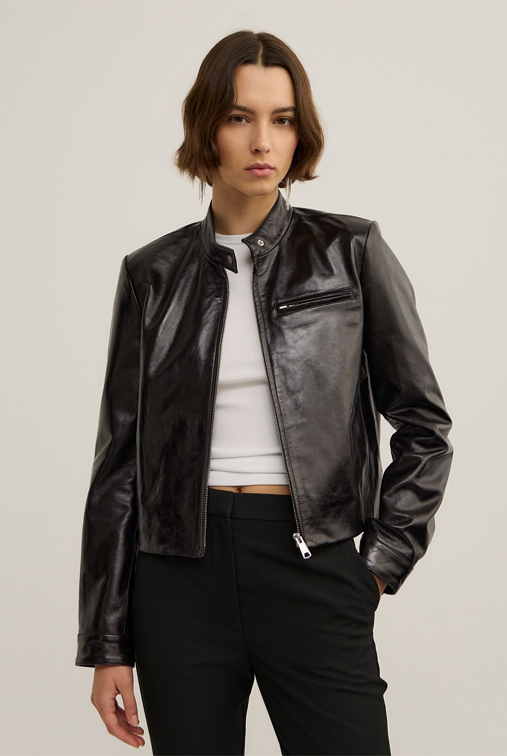 Clean Biker Jacket