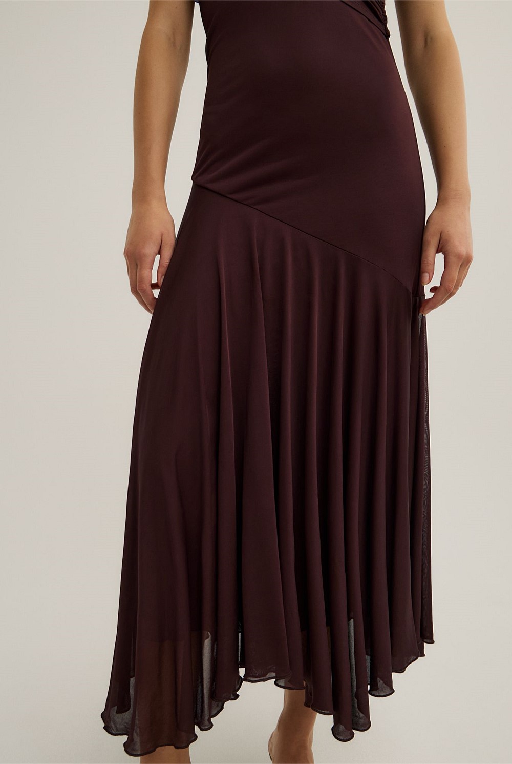 Wrapped Shoulder Dress