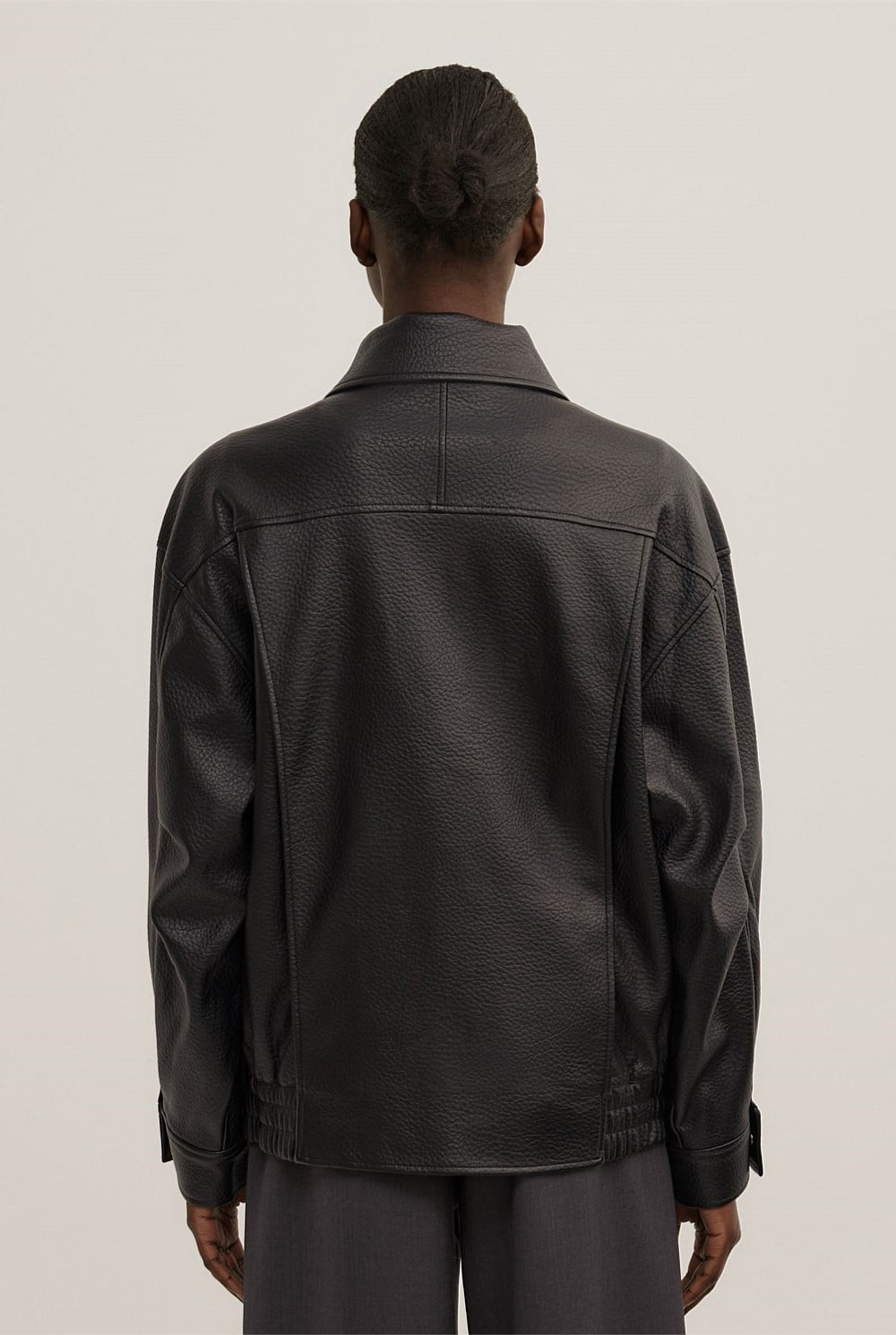 Funnel Neck Bomber Jacket