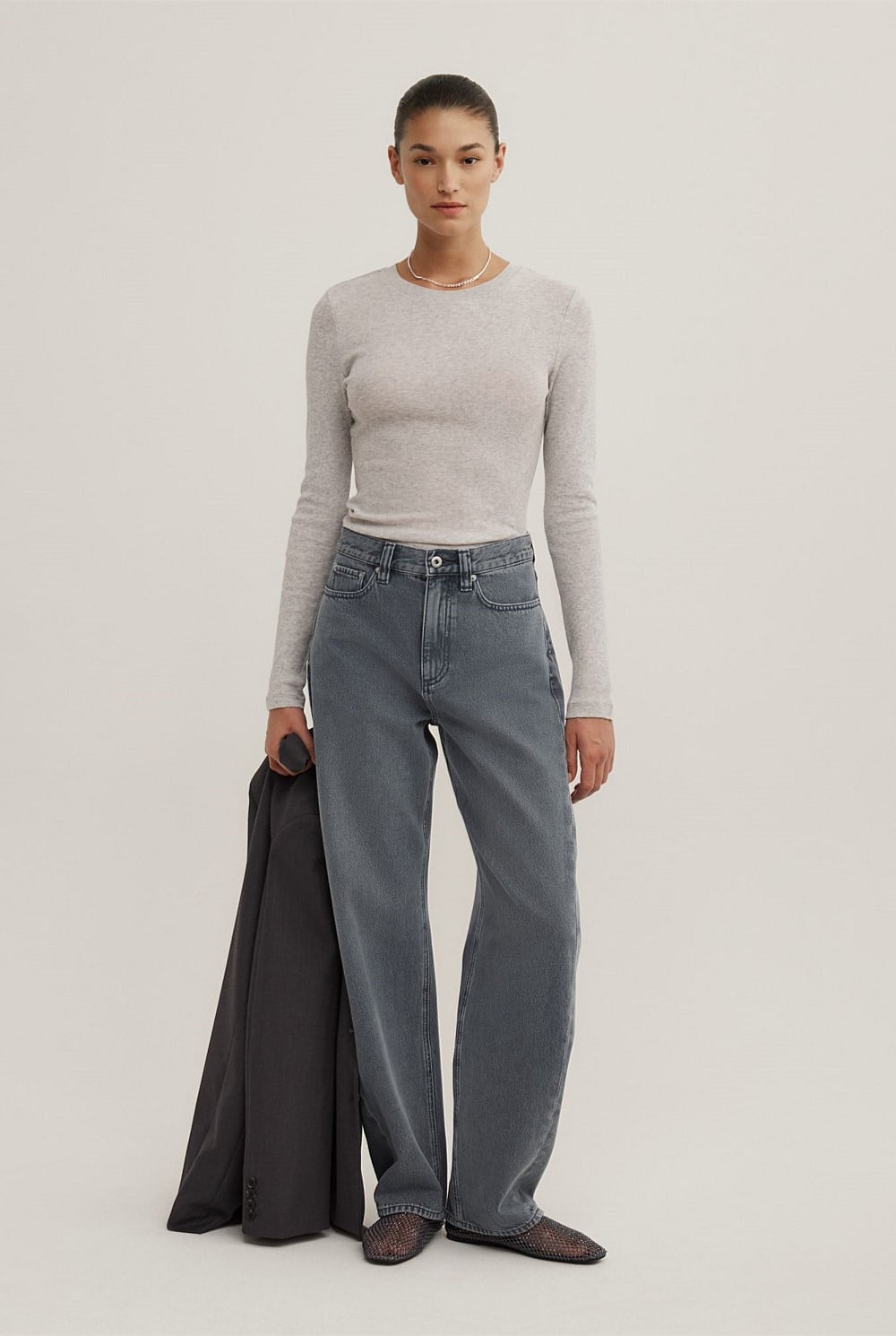 Fine Jersey Long Sleeve Top