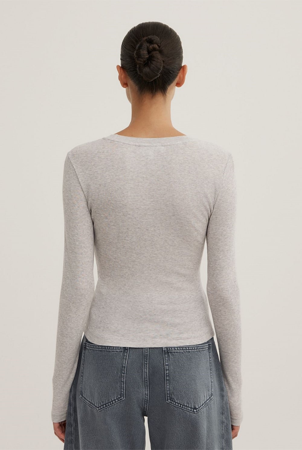 Fine Jersey Long Sleeve Top