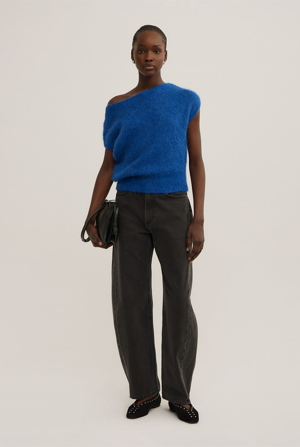 Asymmetric Fluffy Top