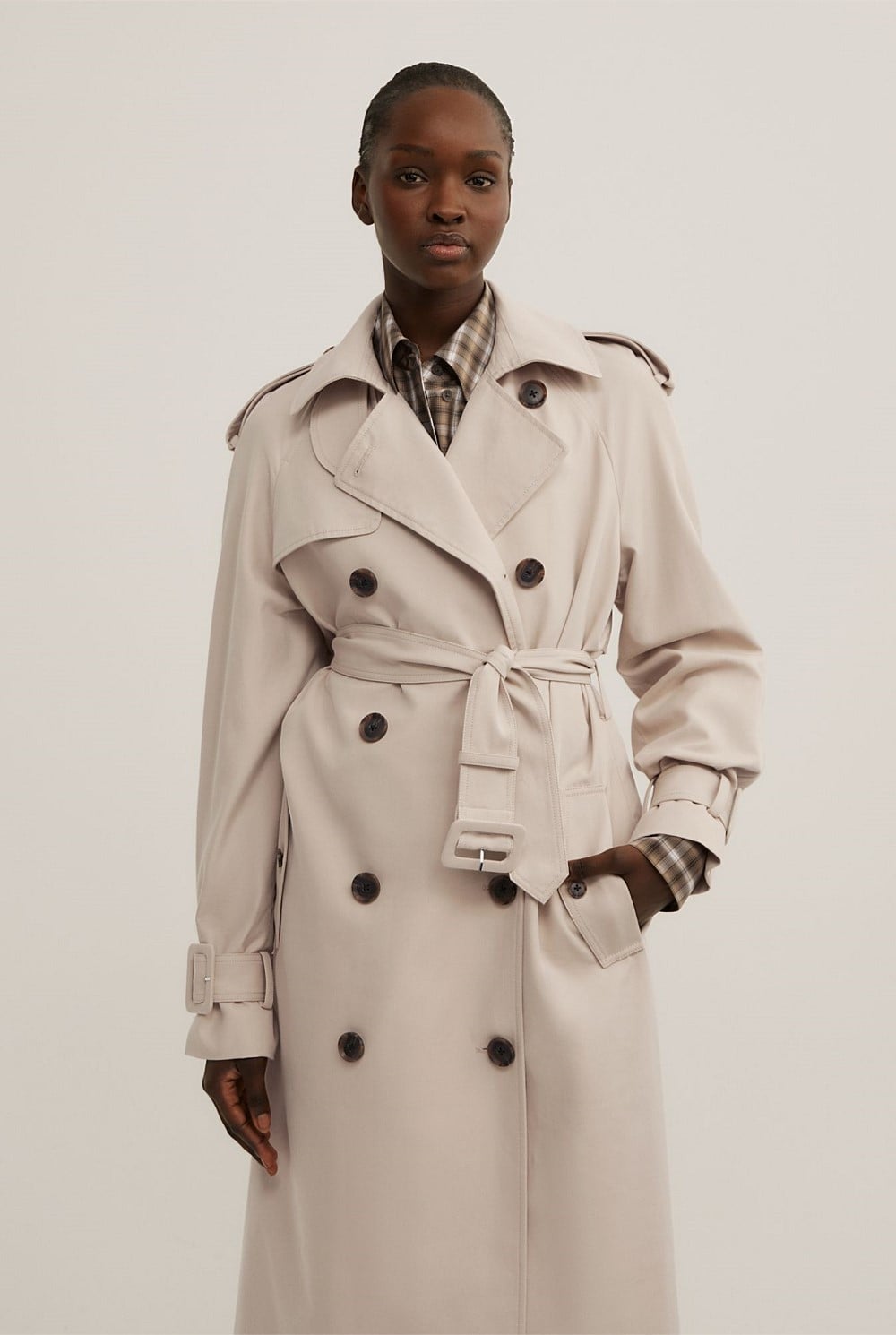 Longline Trench Coat