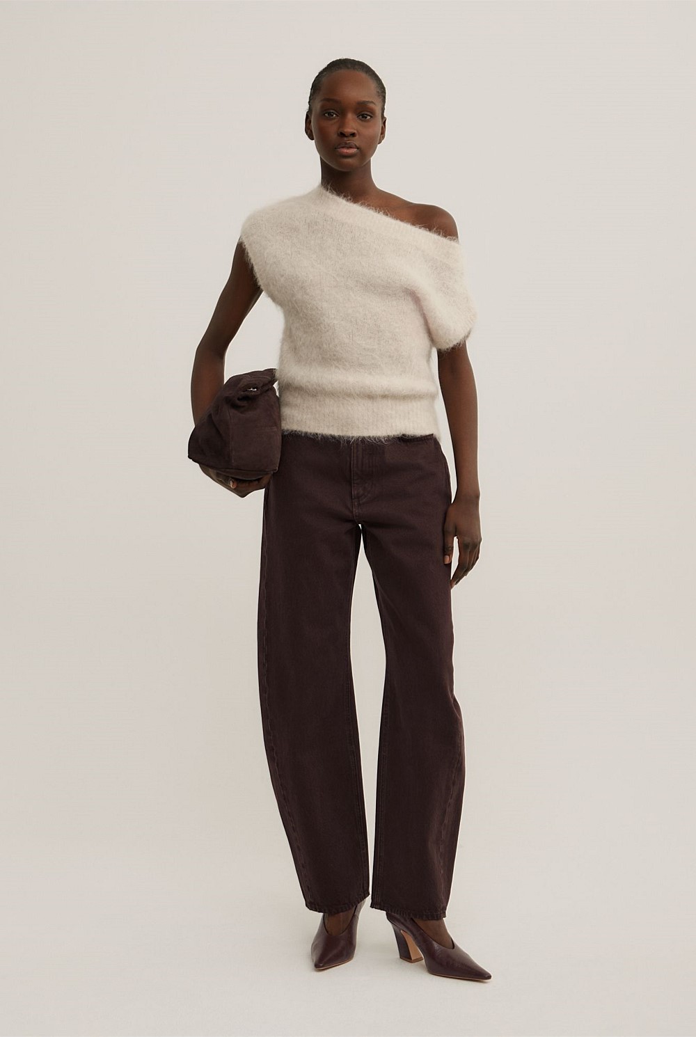 Asymmetric Fluffy Top