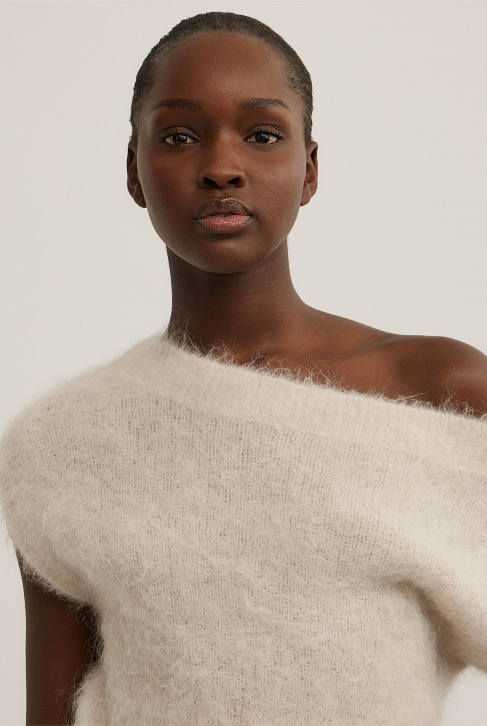 Asymmetric Fluffy Top