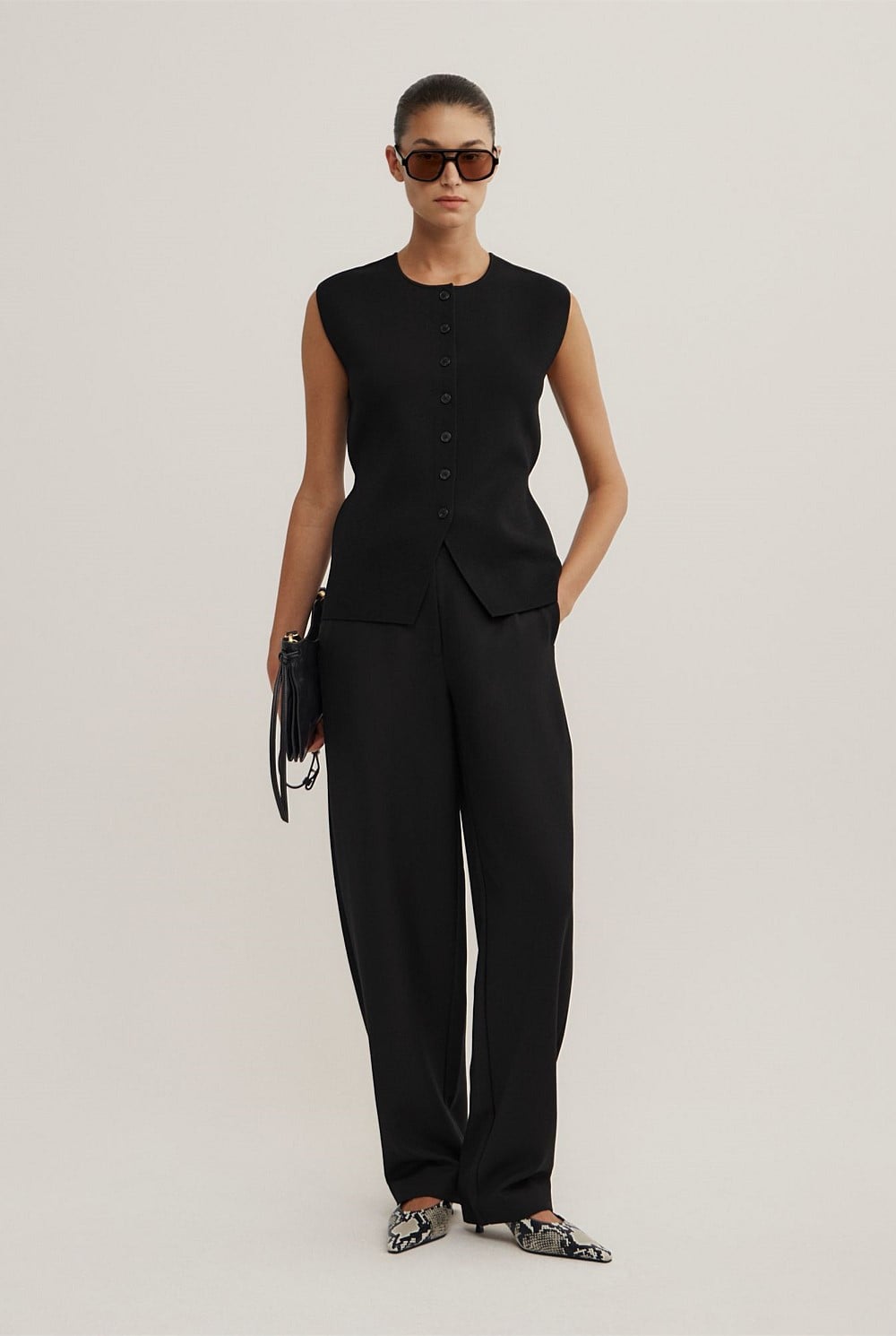 Compact Knit Vest