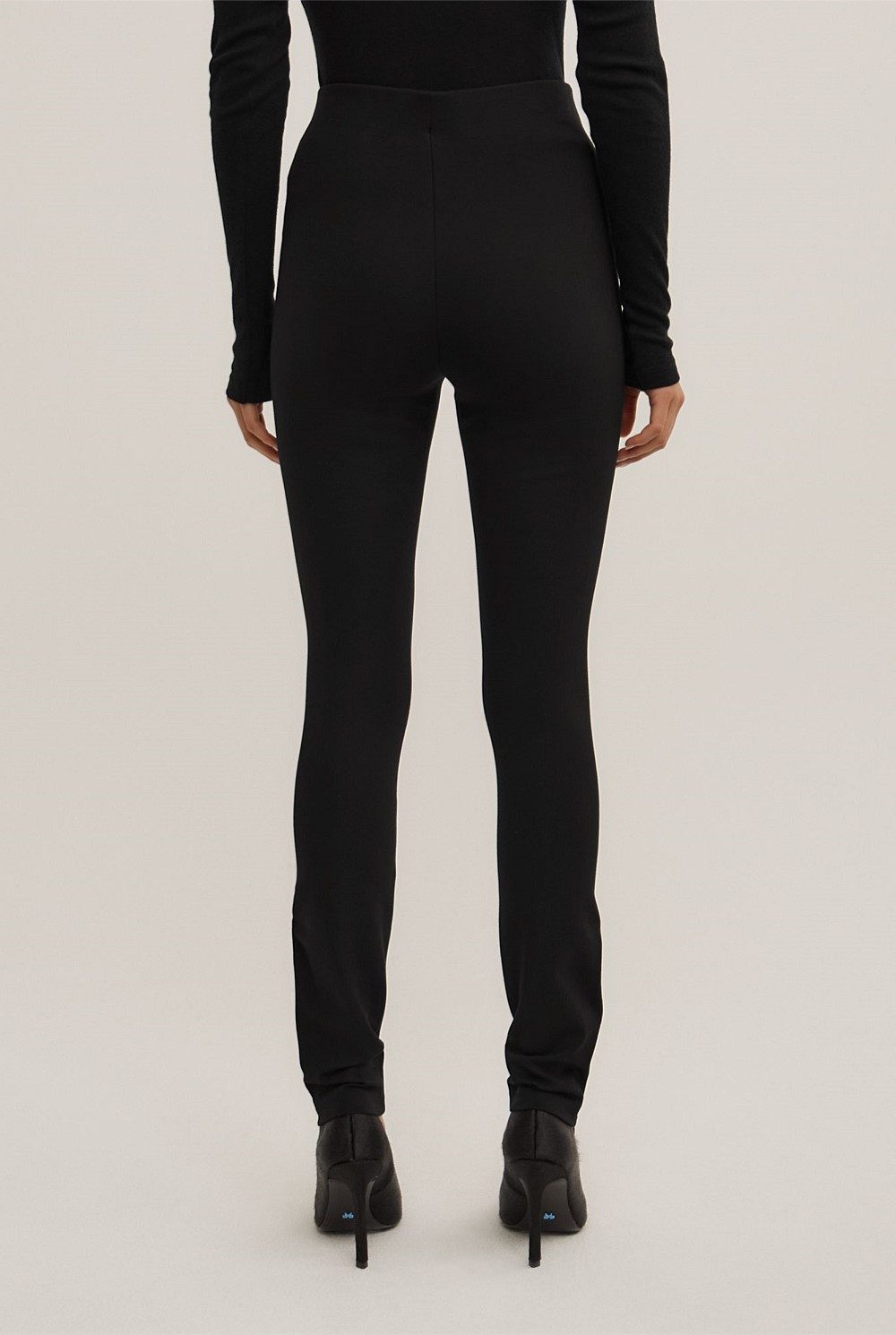 Zip Ponte Leggings
