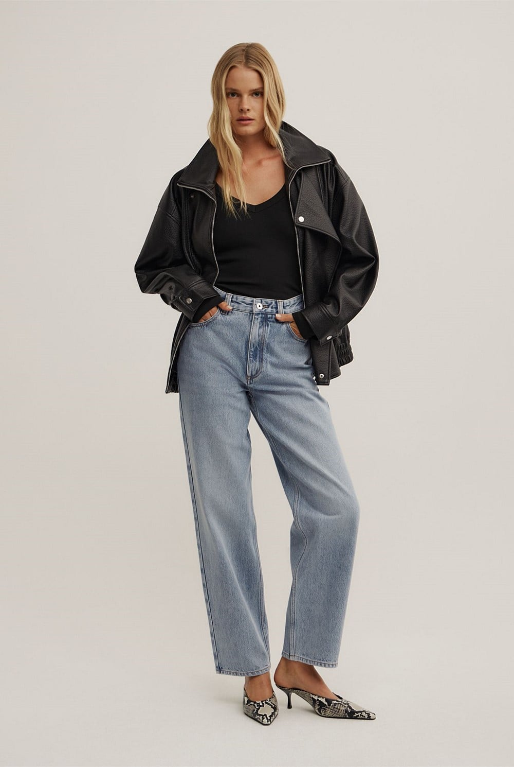 V-Neck Long Sleeve Top