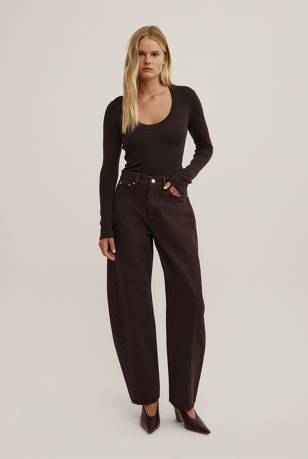 Merino Scoop Neck Knit