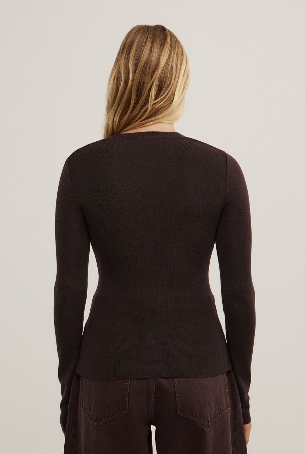 Merino Scoop Neck Knit
