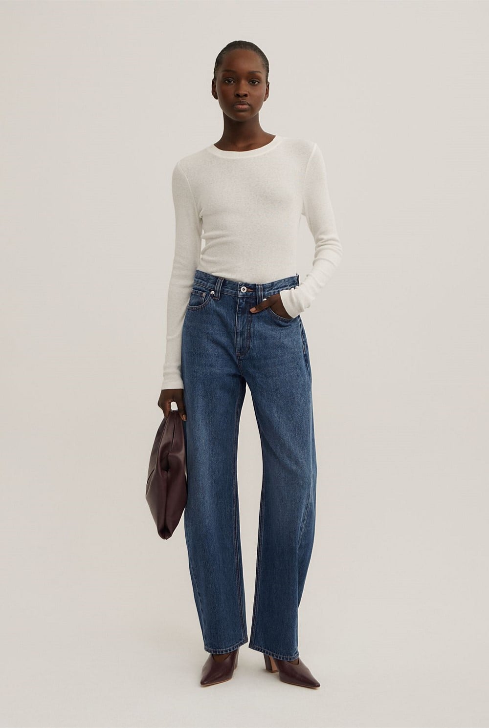 Fine Jersey Long Sleeve Top