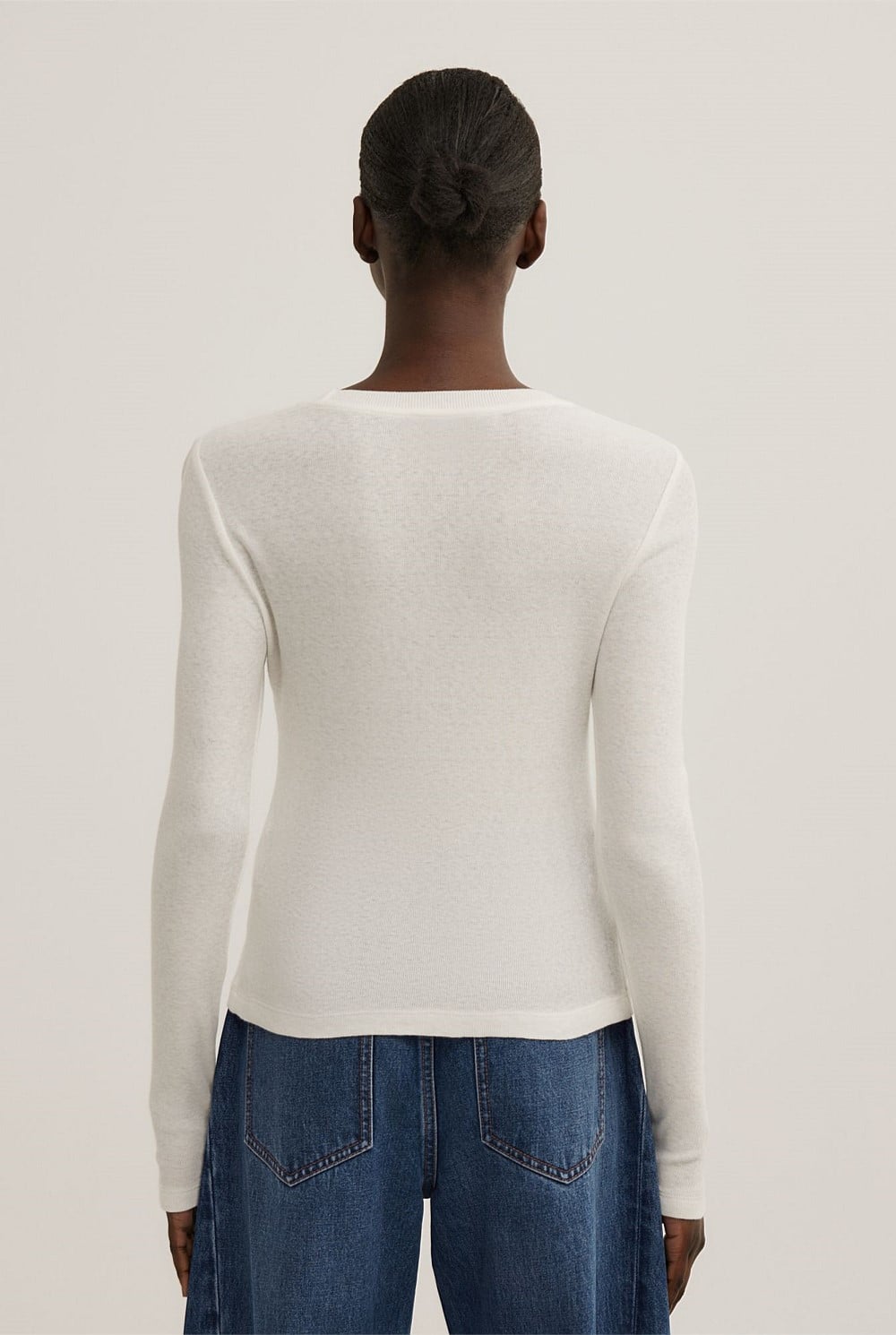 Fine Jersey Long Sleeve Top