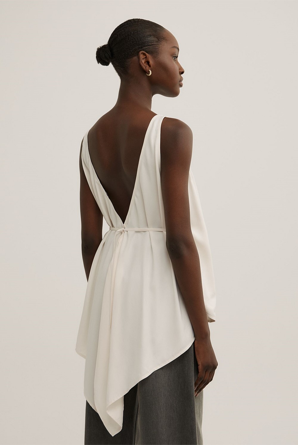 Back Ruffle Tank Top