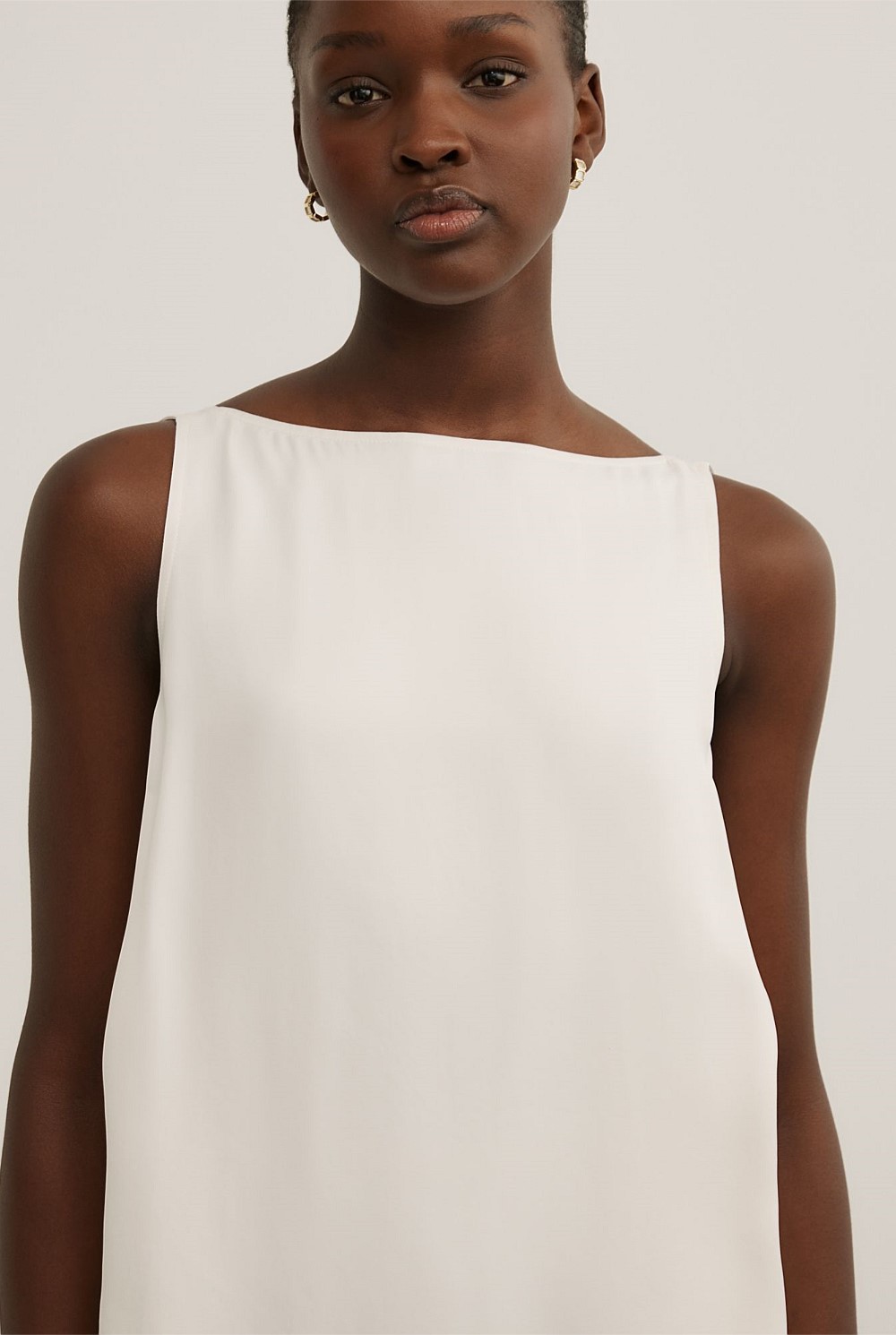 Back Ruffle Tank Top