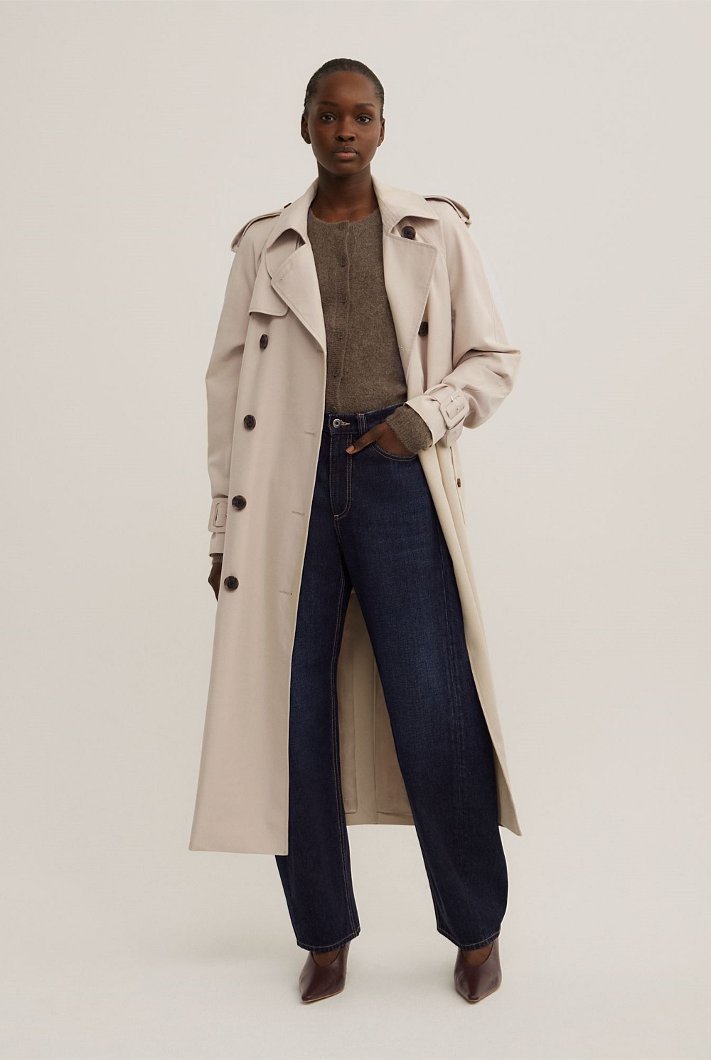 Fluffy Button Cardigan