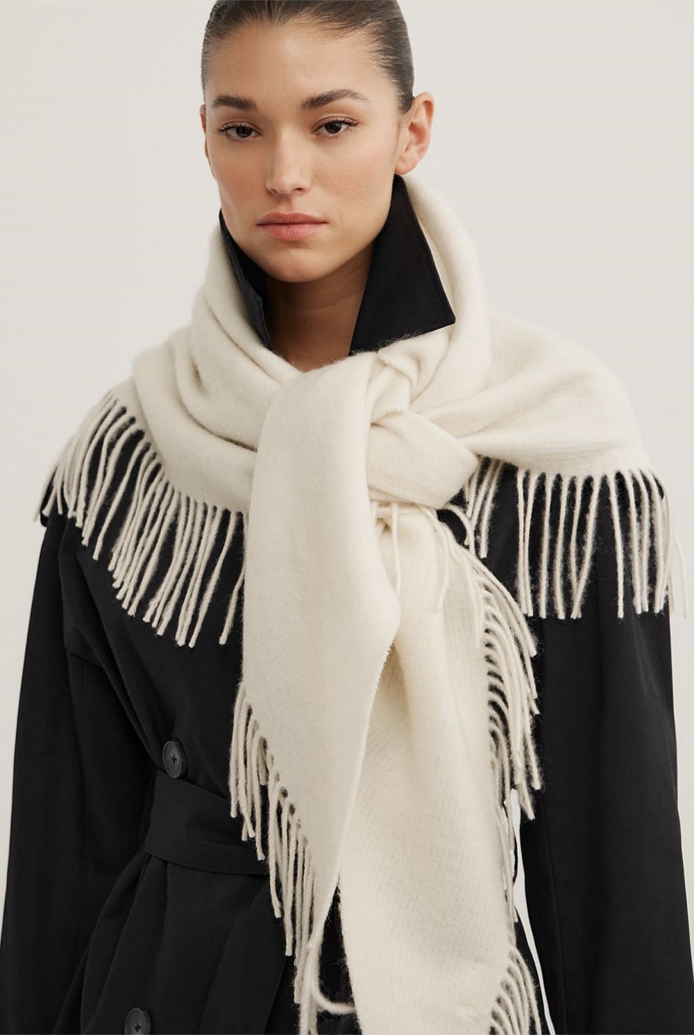 Fringe Triangle Scarf