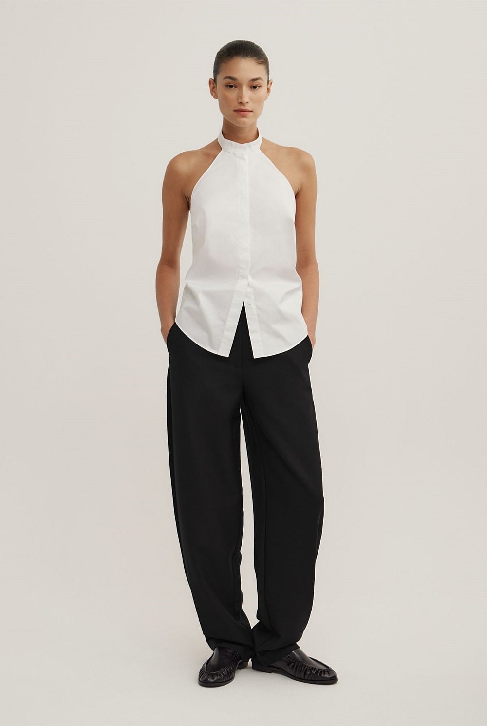 OCRF Halter White Shirt