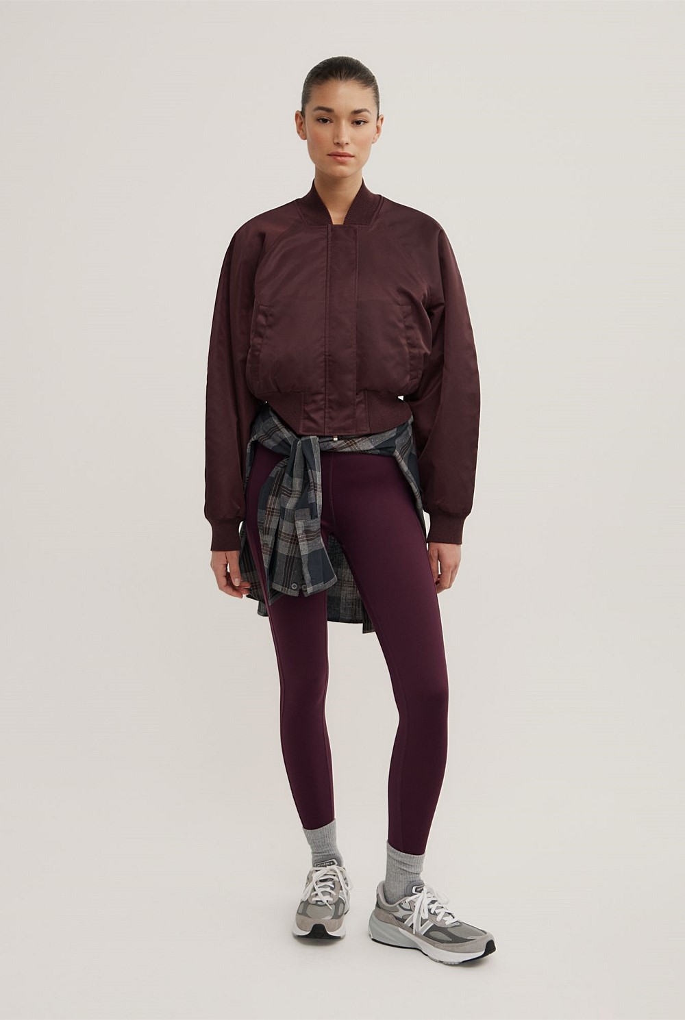 Nylon Bomber Jacket