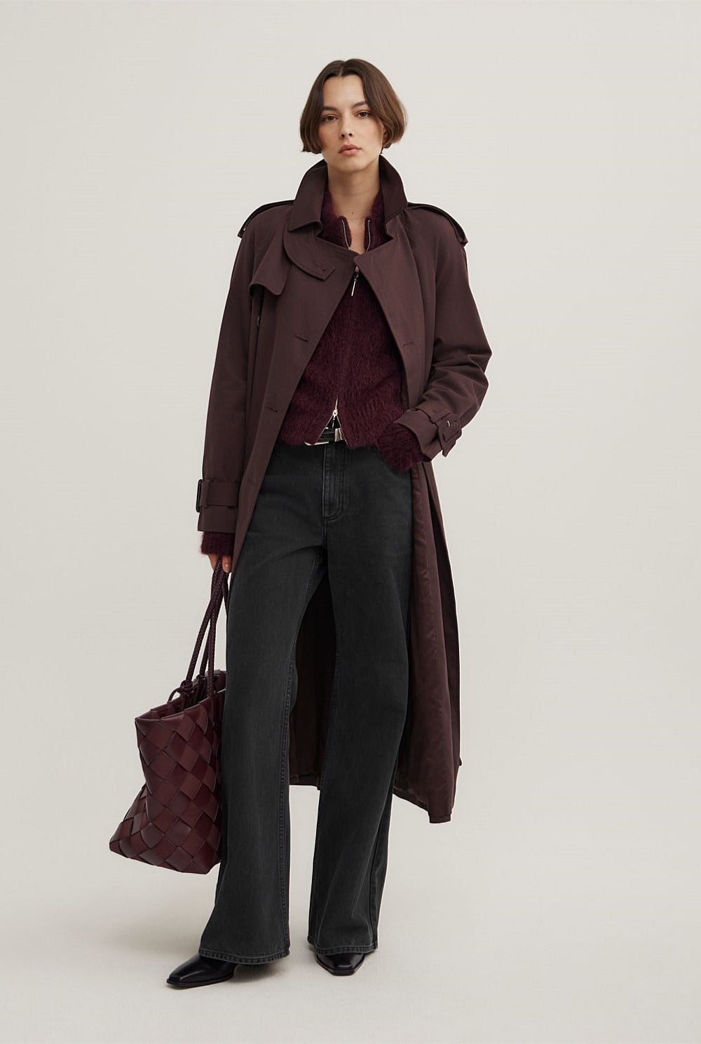 Fluffy Funnel Bomber Jacket