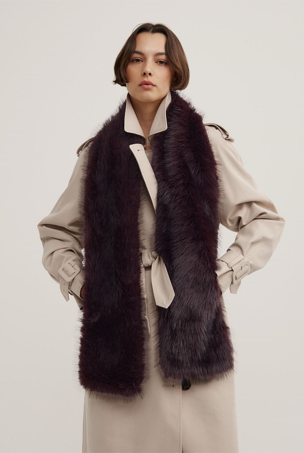 Faux Fur Scarf