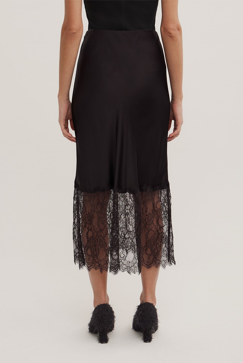 Lace Trim Skirt