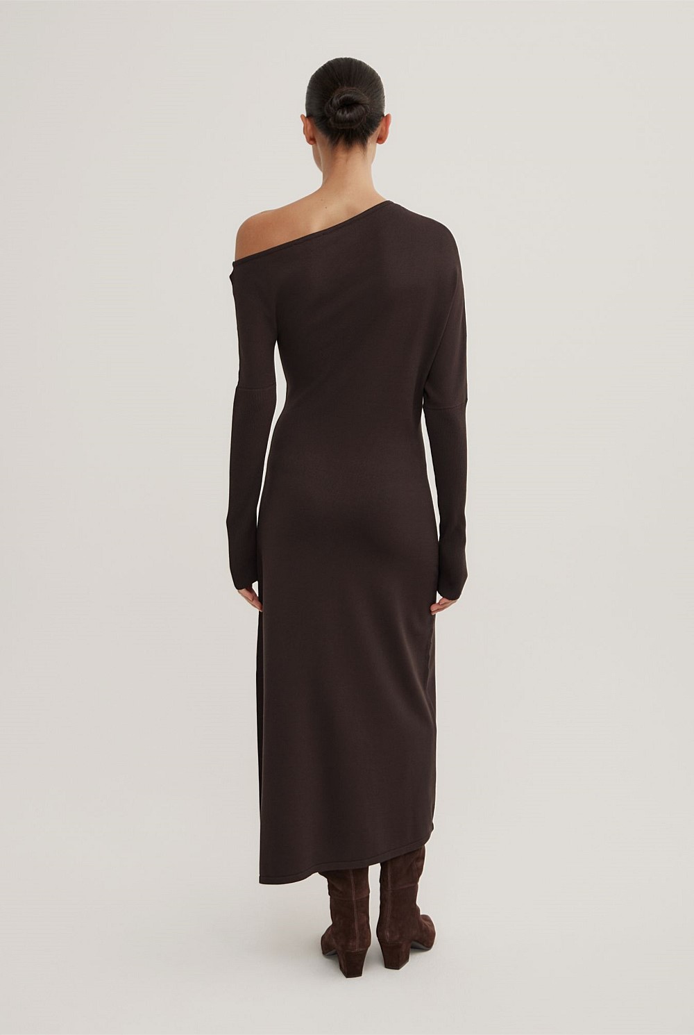 Off Shoulder Knit Dress