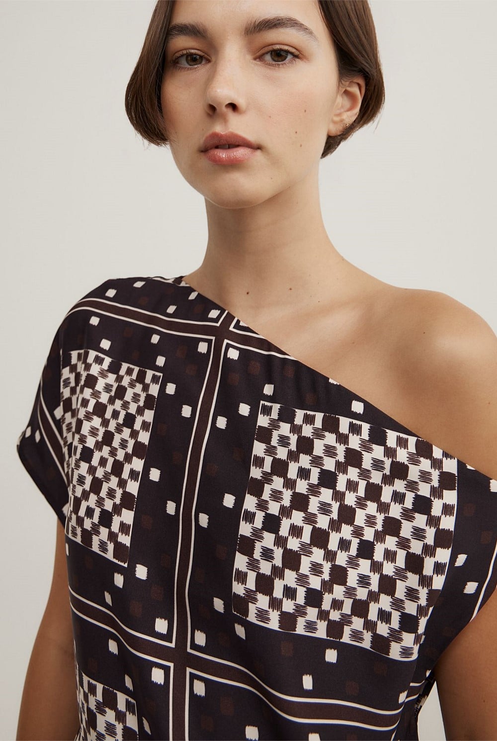 Tipped Shoulder Top