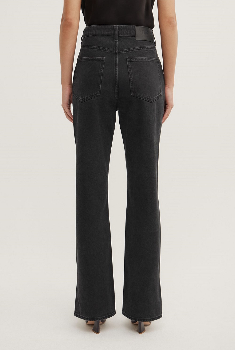 Split Detail Denim Jeans