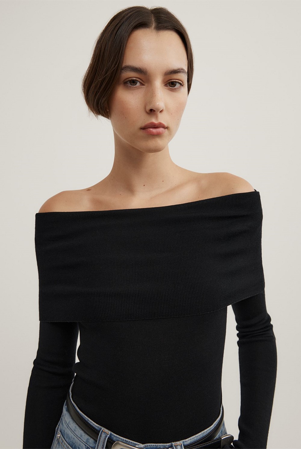 Fold Over Knit