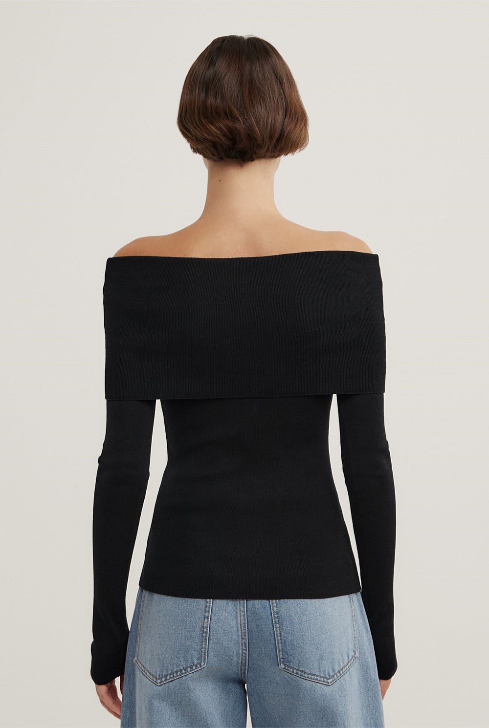 Fold Over Knit