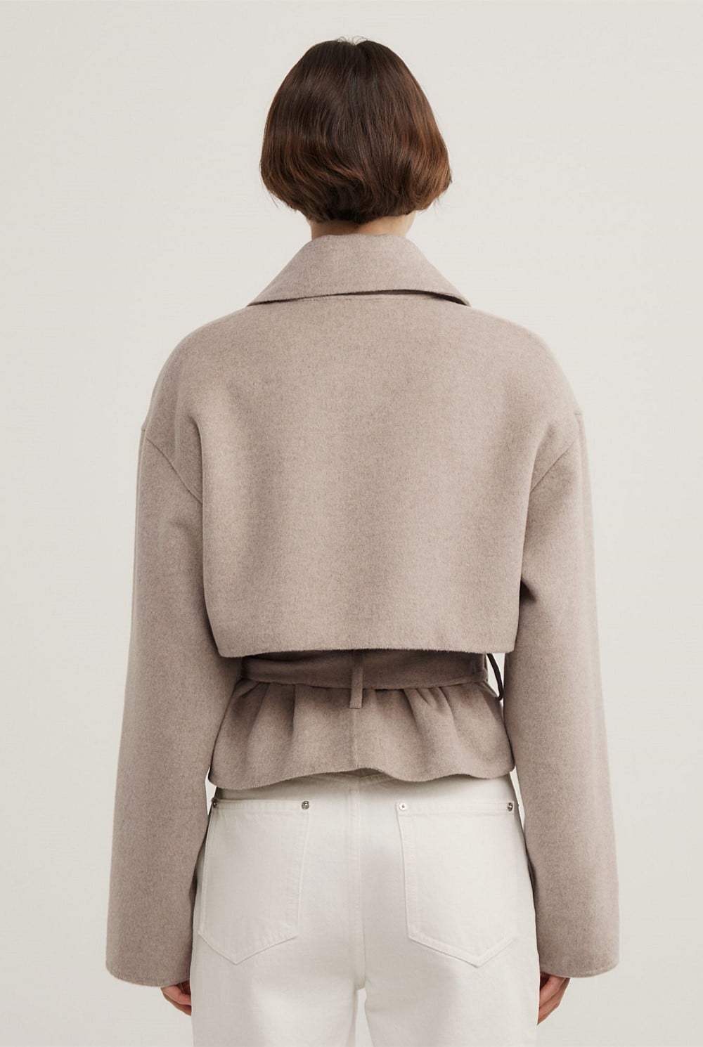 Cropped Trench Coat