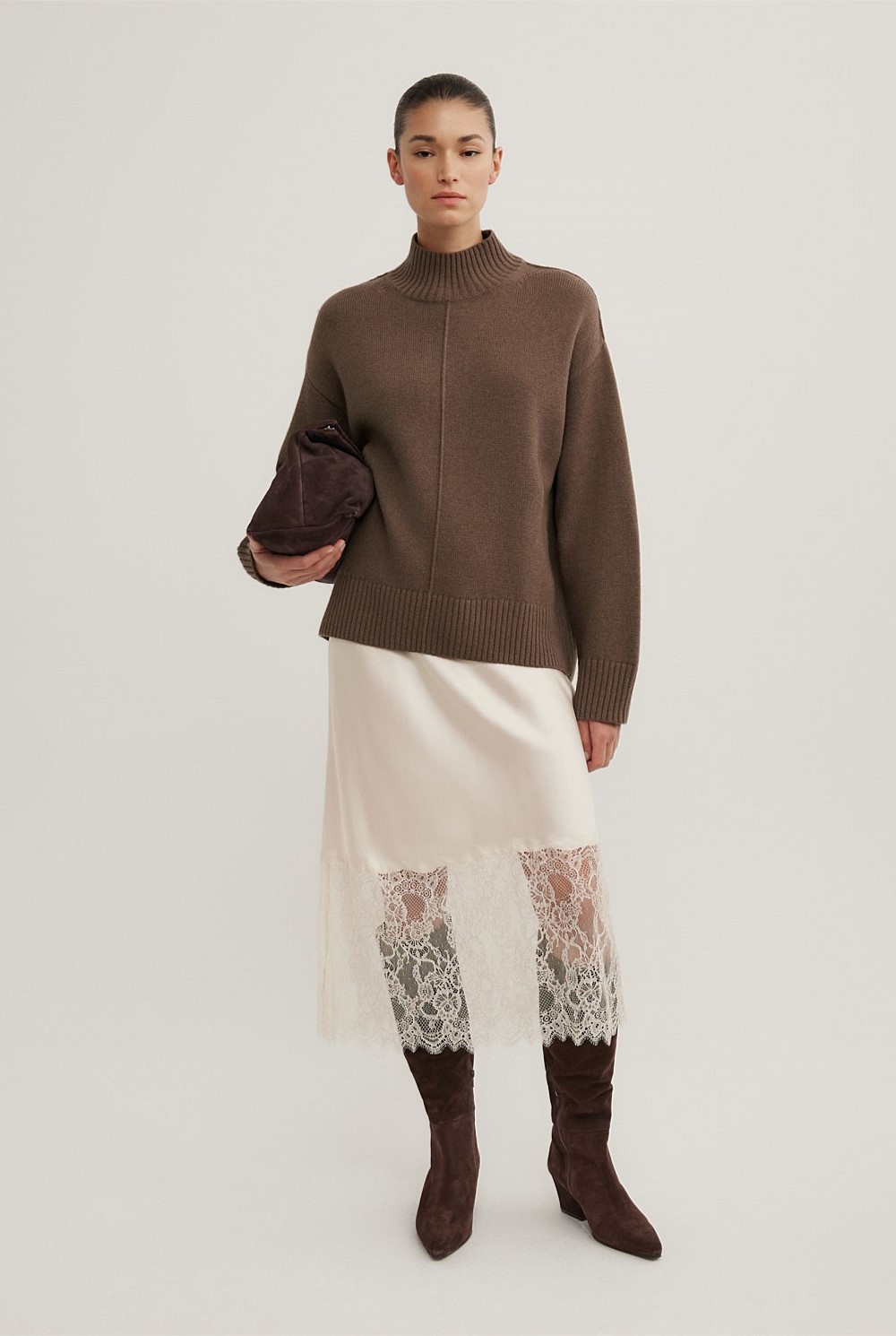 High Neck Knit