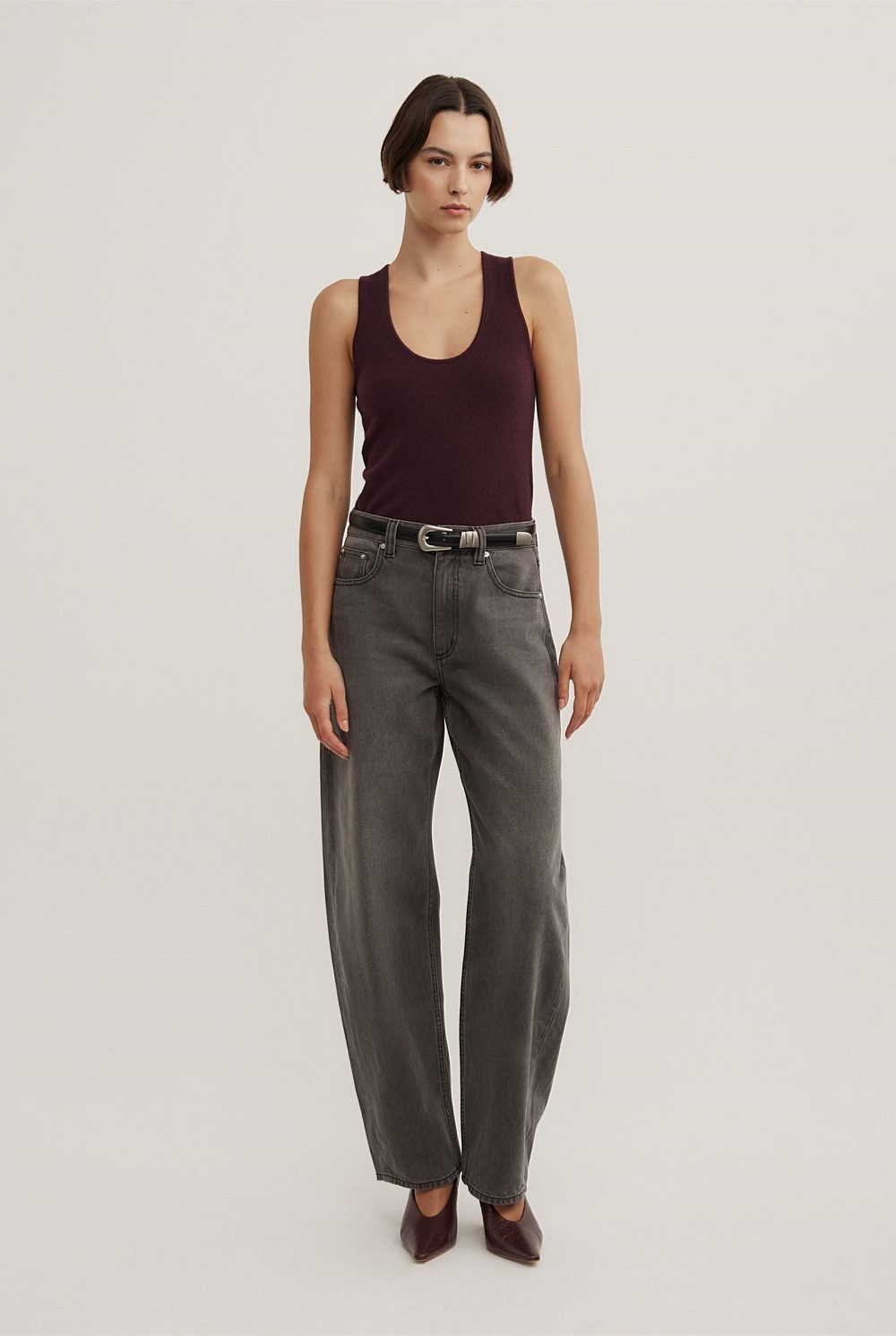Cashmere Scoop Tank Top