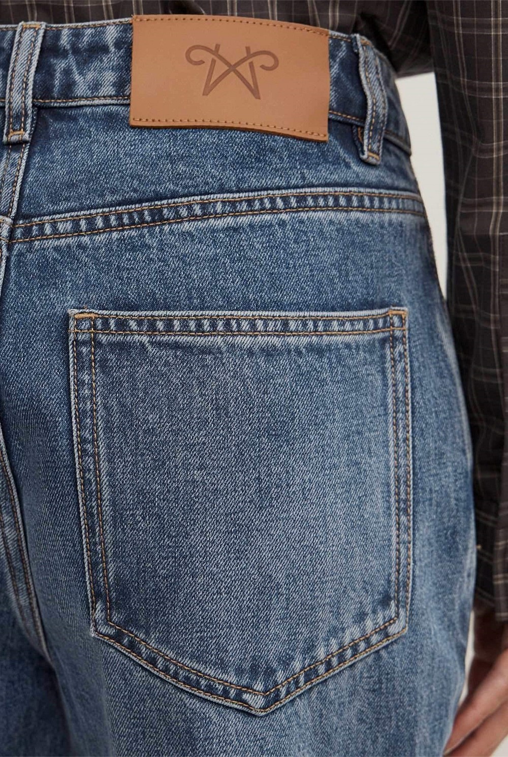 Split Detail Denim Jeans