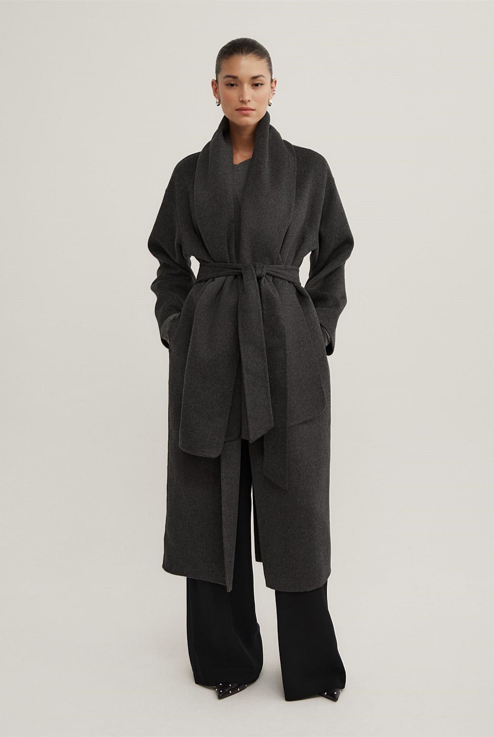 Long Scarf Coat